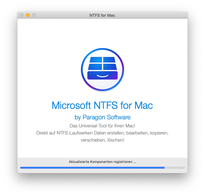 Paragon NTFS für macOS Installation